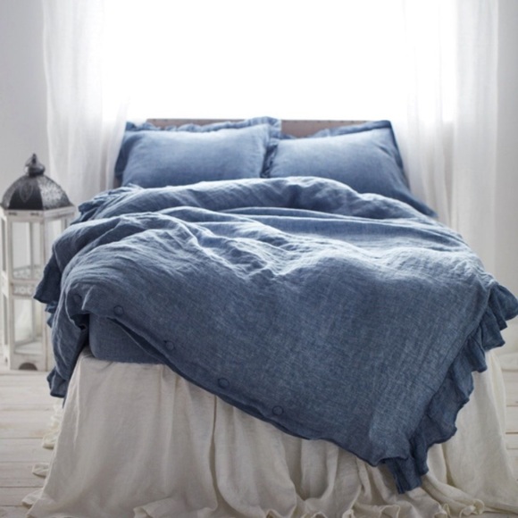 Ralph Lauren 2 Denim Chambray Ruffle 